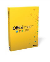Microsoft Office for Mac Home & Student 2011, 1u, DVD, EN (GZA-00136)